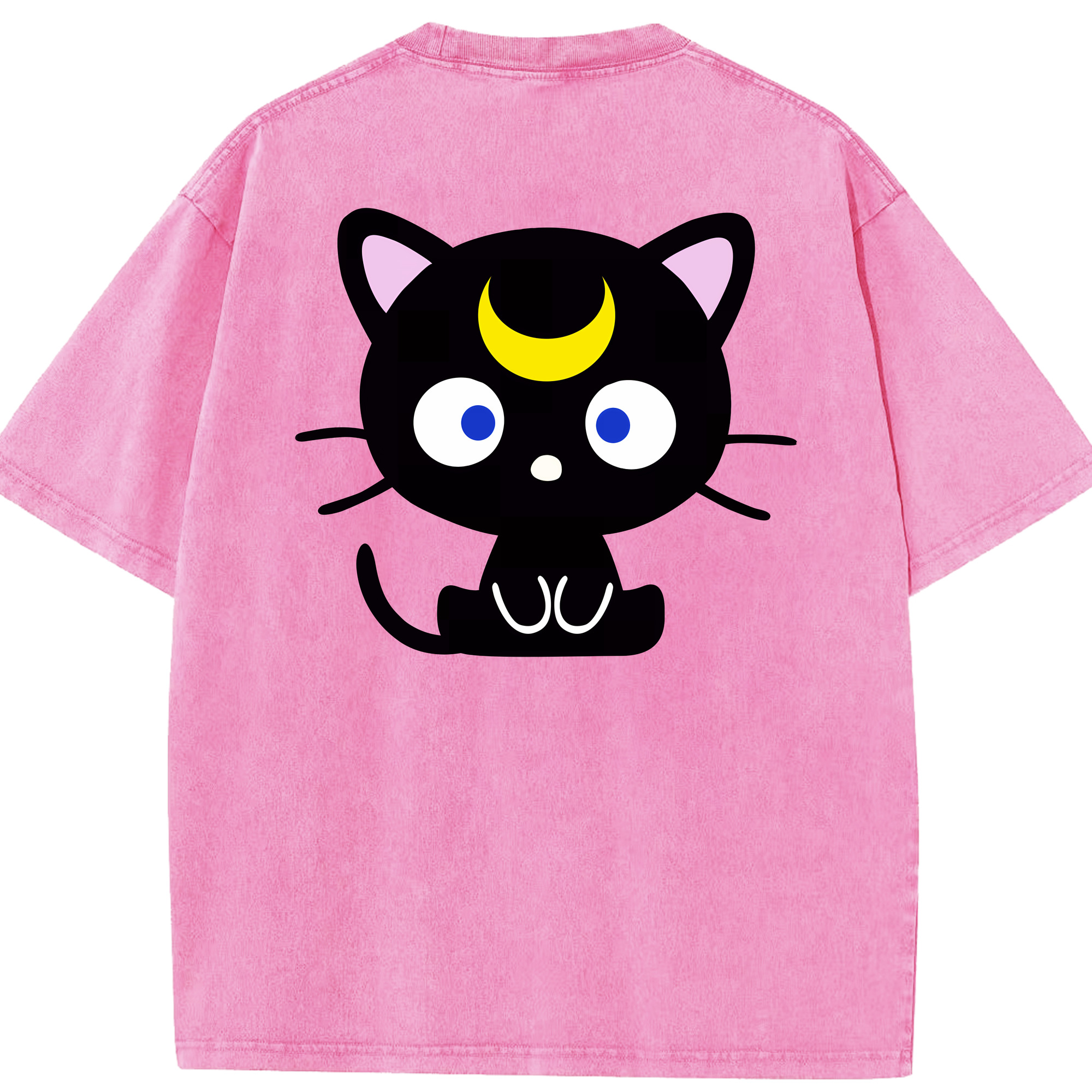 （画像用） 美少女戦士セーラームーン Sailor Moon 綿100% ヴィンテージ風 半袖Tシャツ（背面プリント）